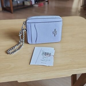 Coach brand new zip card case